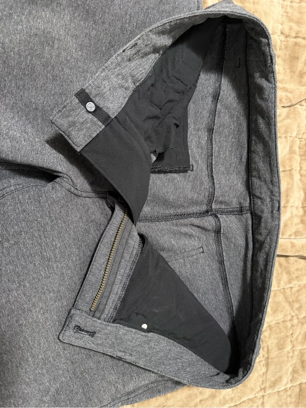 lululemon athletica Charcoal Straight-Leg Chinos